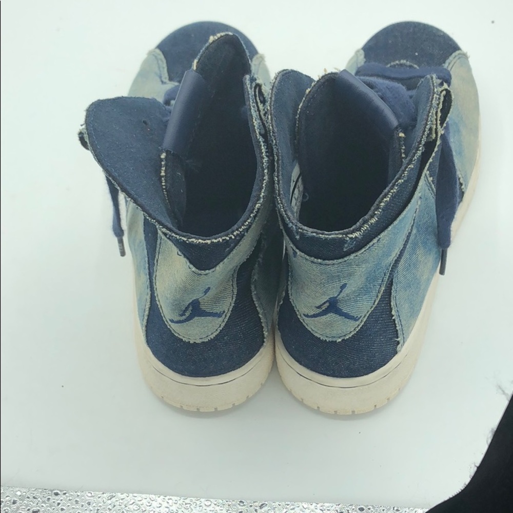 Nike Jordan Westbrook 0.2 BG Bleached Denim Sneakers Kids Size 6.5 - Picture 8 of 12